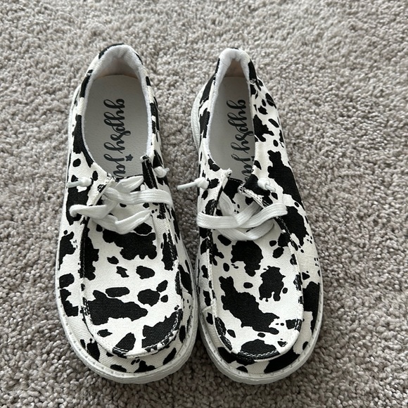 Gypsy Jazz Shoes Cow Print Hey Dude Look Alike Poshmark